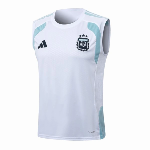 Entrenamiento Sin Mangas Argentina 2026 Blanco Azul Argentina Chándal 2026 Blanco - Chándal Argentina | tiendasdefutboles
