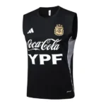 Entrenamiento Sin Mangas Argentina 2026 Negro Blanco