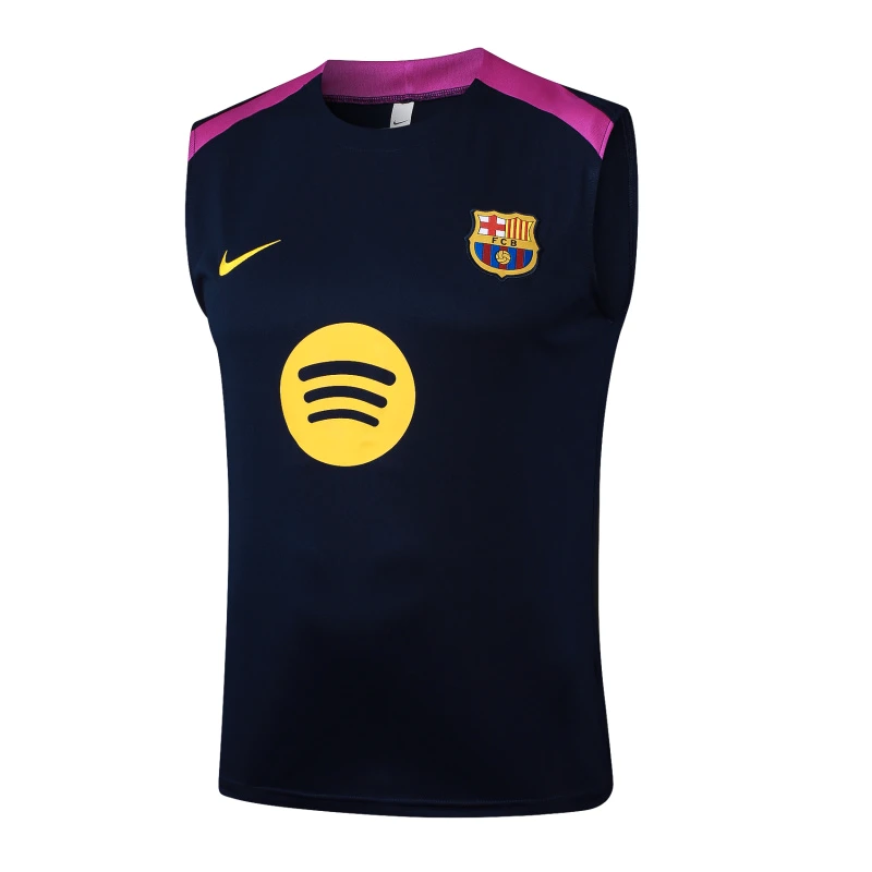 Entrenamiento Sin Mangas Barcelona 2025 2026 Azul Marino Purpura FC Barcelona Chándal 2025 2026 Azul - Tuta FC Barcelona | tiendasdefutboles