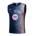 Entrenamiento Sin Mangas Barcelona 2025 2026 Azul Rosa