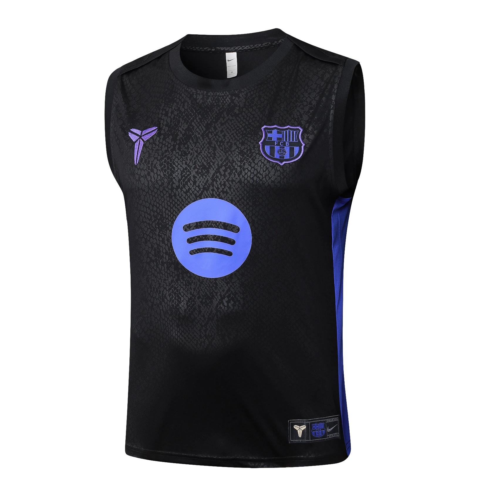 Entrenamiento Sin Mangas Barcelona 2025 2026 Negro I Purpura FC Barcelona Chándal 2025 2026 Negro - Tuta FC Barcelona | tiendasdefutboles