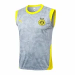 Entrenamiento Sin Mangas Borussia Dortmund 2025 2026 Gris Amarillo