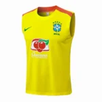 Entrenamiento Sin Mangas Brasil 2026 Amarillo Naranja