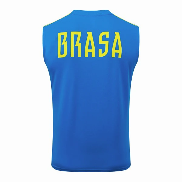 Entrenamiento Sin Mangas Brasil 2026 Azul Verde Brasil Chándal 2026 Azul - Chándal Brasil | tiendasdefutboles