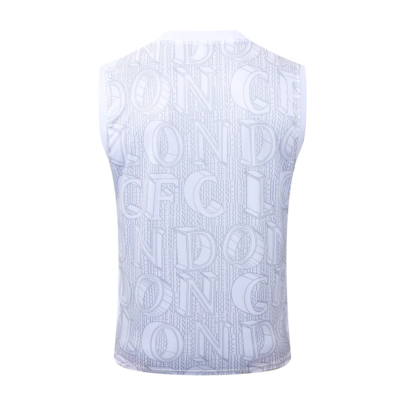 Entrenamiento Sin Mangas Chelsea 2025 2026 Blanco Azul Chelsea Chándal 2025 2026 Blanco - Maglia Chelsea | tiendasdefutboles
