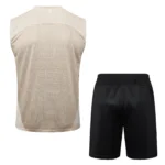Entrenamiento Sin Mangas Conjunto Completo AC Milan 2024 2025 Amarillo Negro