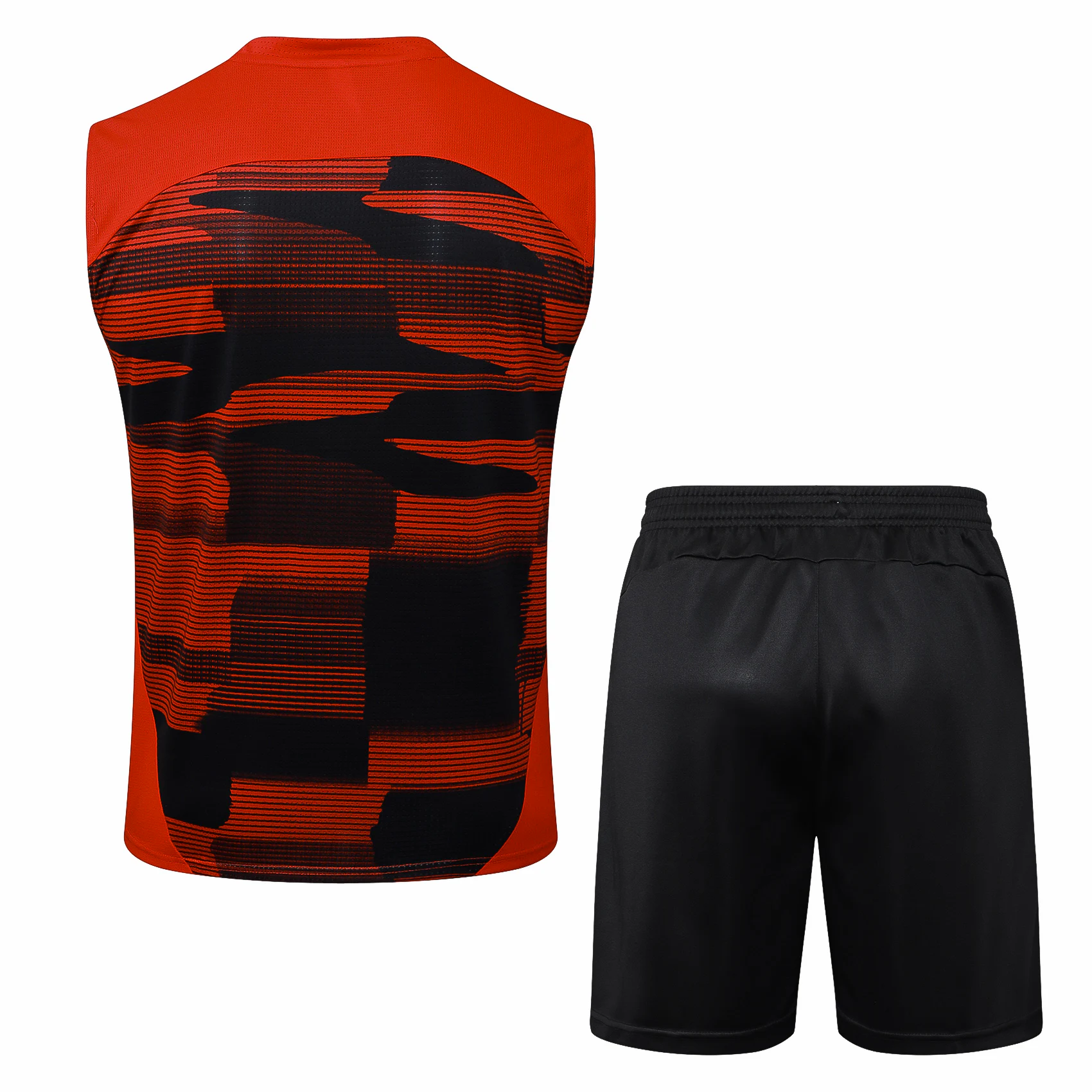 Entrenamiento Sin Mangas Conjunto Completo AC Milan 2024 2025 Rojo Negro AC Milan Conjunto 2024 2025 Rojo - Maglia Ac Milan | tiendasdefutboles