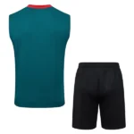 Entrenamiento Sin Mangas Conjunto Completo AC Milan 2025 2026 Verde Negro