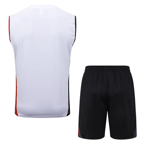 Entrenamiento Sin Mangas Conjunto Completo Ajax 2025 2026 Blanco Negro Ajax Conjunto 2025 2026 Blanco - Maglia Ajax | tiendasdefutboles