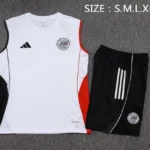 Entrenamiento Sin Mangas Conjunto Completo Ajax 2025 2026 Blanco Negro