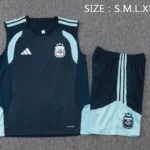 Entrenamiento Sin Mangas Conjunto Completo Argentina 2026 Azul Marino