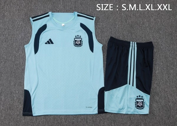Entrenamiento Sin Mangas Conjunto Completo Argentina 2026 Azul Argentina Conjunto 2026 Azul - Argentina Barata | tiendasdefutboles