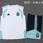Entrenamiento Sin Mangas Conjunto Completo Argentina 2026 Blanco Azul