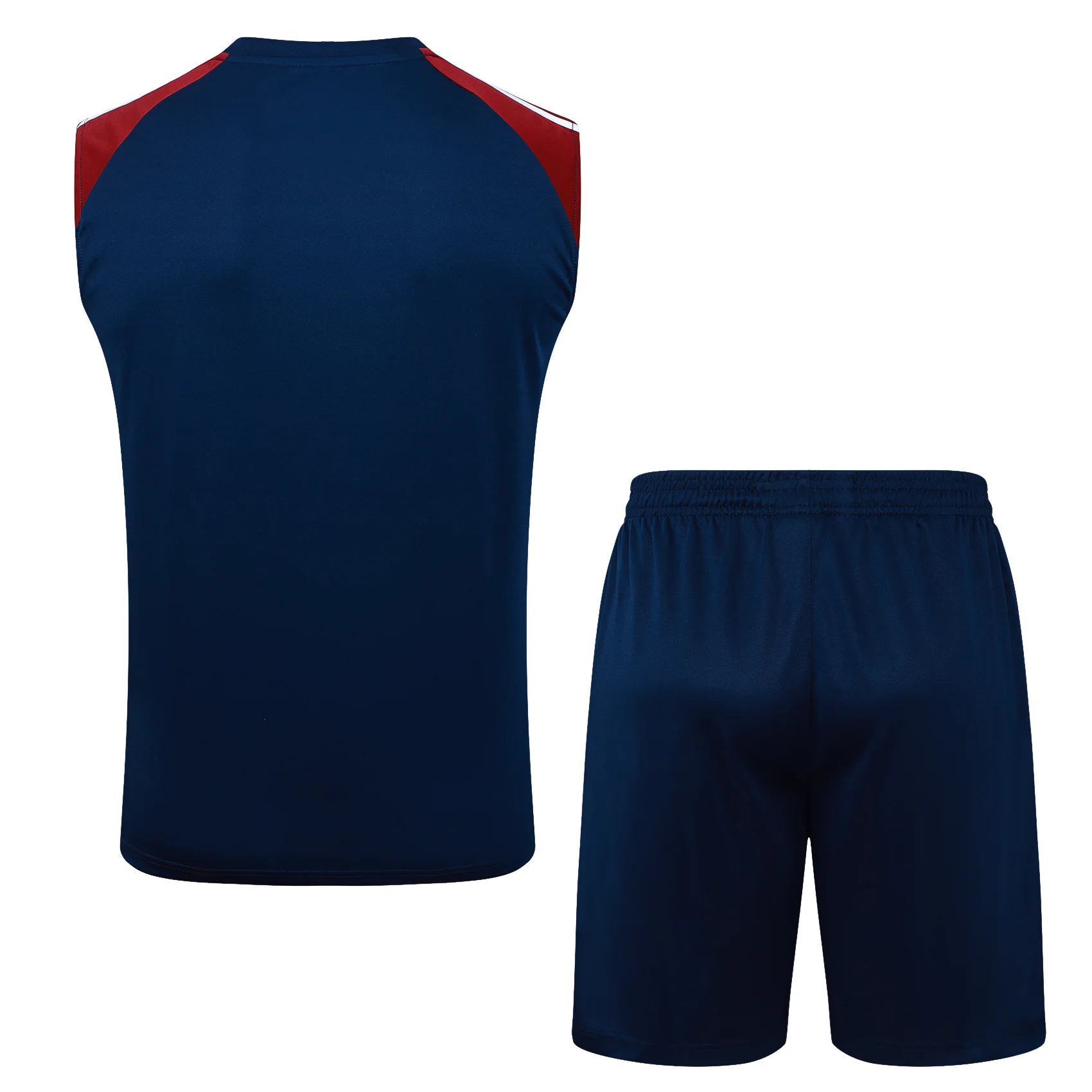 Entrenamiento Sin Mangas Conjunto Completo Arsenal 2025 2026 Azul Marino Rojo Arsenal Conjunto 2025 2026 Azul - Maglia Arsenal | tiendasdefutboles