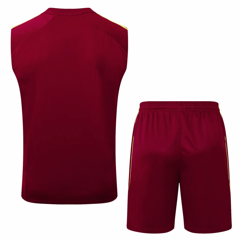 Entrenamiento Sin Mangas Conjunto Completo Arsenal 2025 2026 Borgona Arsenal Conjunto 2025 2026 - Maglia Arsenal | tiendasdefutboles