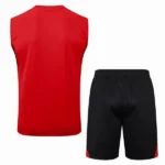 Entrenamiento Sin Mangas Conjunto Completo Arsenal 2025 2026 Rojo Negro