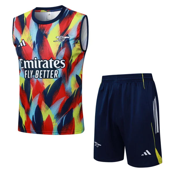 Entrenamiento Sin Mangas Conjunto Completo Arsenal 2025 2026 Amarillo Azul Arsenal Conjunto 2025 2026 Amarillo - Maglia Arsenal | tiendasdefutboles