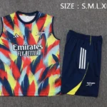 Entrenamiento Sin Mangas Conjunto Completo Arsenal 2025 2026 Amarillo Azul
