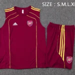 Entrenamiento Sin Mangas Conjunto Completo Arsenal 2025 2026 Borgona