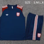 Entrenamiento Sin Mangas Conjunto Completo Arsenal 2025 2026 Azul Marino I Rojo
