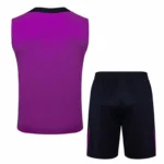 Entrenamiento Sin Mangas Conjunto Completo Barcelona 2025 2026 Purpura Amarillo