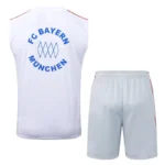 Entrenamiento Sin Mangas Conjunto Completo Bayern Múnich 2025 2026 Blanco Azul