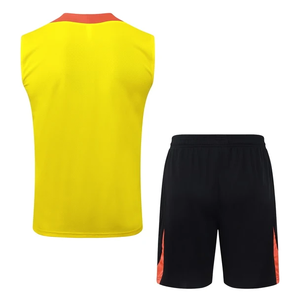 Entrenamiento Sin Mangas Conjunto Completo Brasil 2026 Amarillo Naranja Brasil Conjunto 2026 Amarillo - Brasil Barata | tiendasdefutboles