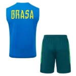 Entrenamiento Sin Mangas Conjunto Completo Brasil 2026 Azul Verde
