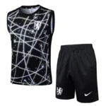 Entrenamiento Sin Mangas Conjunto Completo Chelsea 2025 2026 Negro Blanco