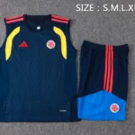 Entrenamiento Sin Mangas Conjunto Completo Colombia 2026 Azul Amarillo