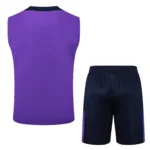 Entrenamiento Sin Mangas Conjunto Completo Corinthians Paulista 2025 2026 Purpura Negro