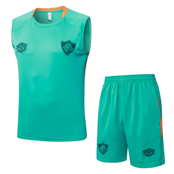 Entrenamiento Sin Mangas Conjunto Completo Fluminense 2025 2026 Verde Fluminense Conjunto 2025 2026 Verde - Maglia Fluminense | tiendasdefutboles
