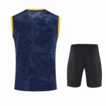 Entrenamiento Sin Mangas Conjunto Completo Inter Milán 2025 2026 Azul Amarillo