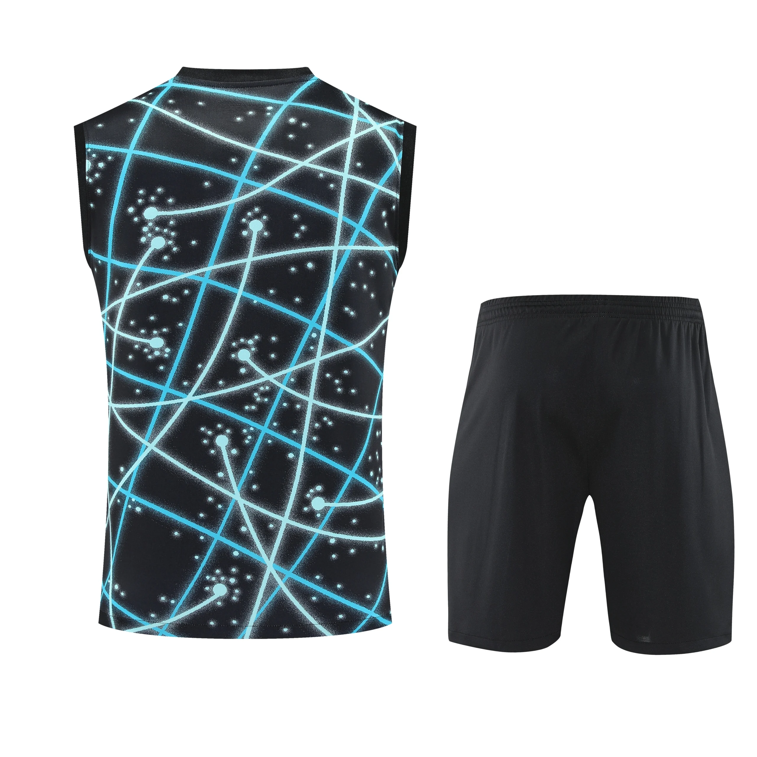 Entrenamiento Sin Mangas Conjunto Completo Inter Milán 2025 2026 Verde Negro Inter Milán Conjunto 2025 2026 Verde - Tuta Inter Milán | tiendasdefutboles