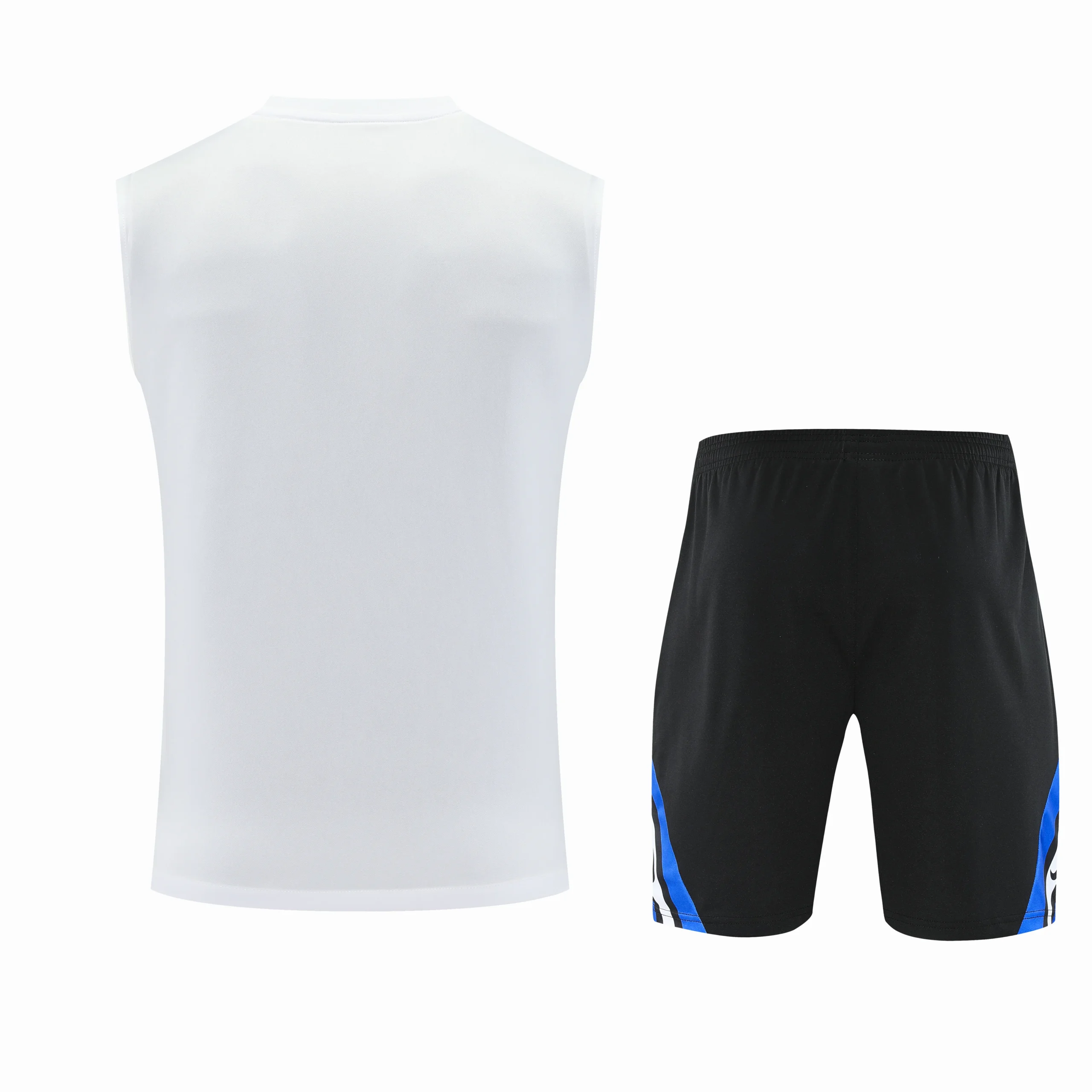 Entrenamiento Sin Mangas Conjunto Completo Inter Milán 2025 2026 Blanco Azul Negro Inter Milán Conjunto 2025 2026 Blanco - Tuta Inter Milán | tiendasdefutboles