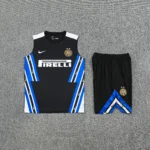 Entrenamiento Sin Mangas Conjunto Completo Inter Milán 2025 2026 Negro Azul