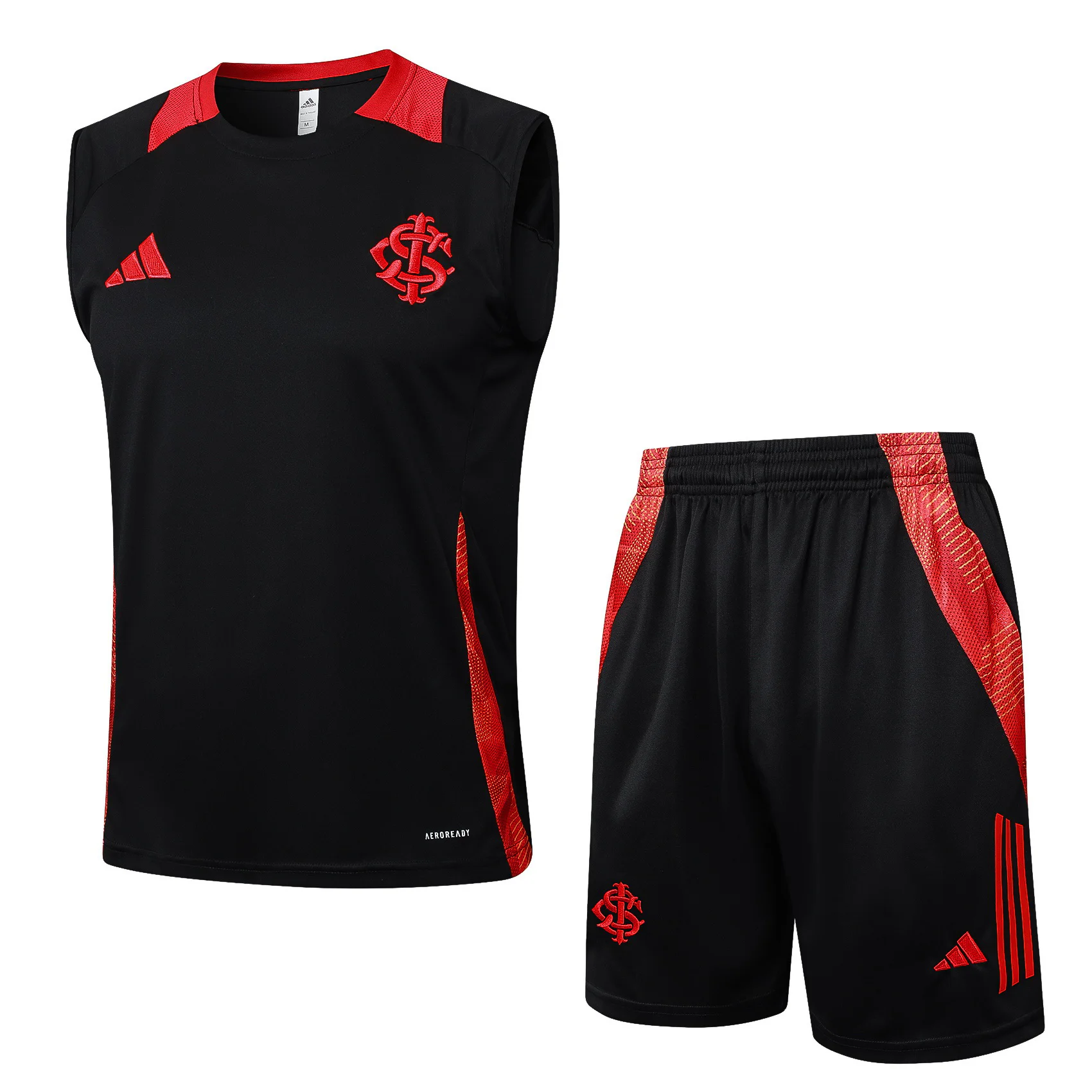Entrenamiento Sin Mangas Conjunto Completo Internacional 2025 2026 Negro SC Internacional Conjunto 2025 2026 Negro - Sc Internacional 2026 | tiendasdefutboles
