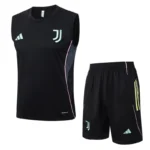Entrenamiento Sin Mangas Conjunto Completo Juventus 2025 2026 Negro Rosa