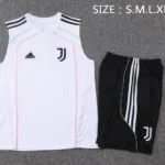 Entrenamiento Sin Mangas Conjunto Completo Juventus 2025 2026 Blanco I Rosa Negro