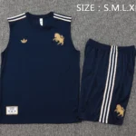 Entrenamiento Sin Mangas Conjunto Completo Juventus 2025 2026 Azul Marino