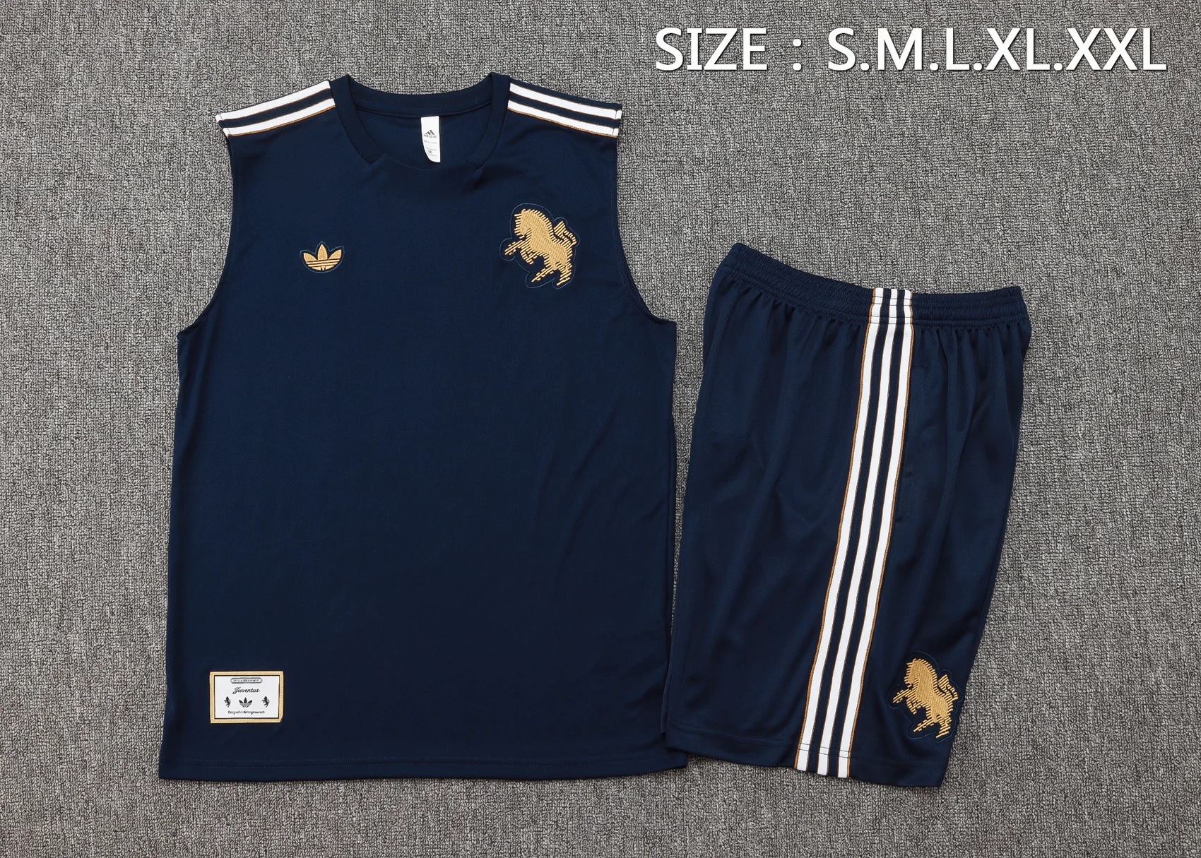 Entrenamiento Sin Mangas Conjunto Completo Juventus 2025 2026 Azul Marino Juventus Conjunto 2025 2026 Azul - Equipación Juventus | tiendasdefutboles