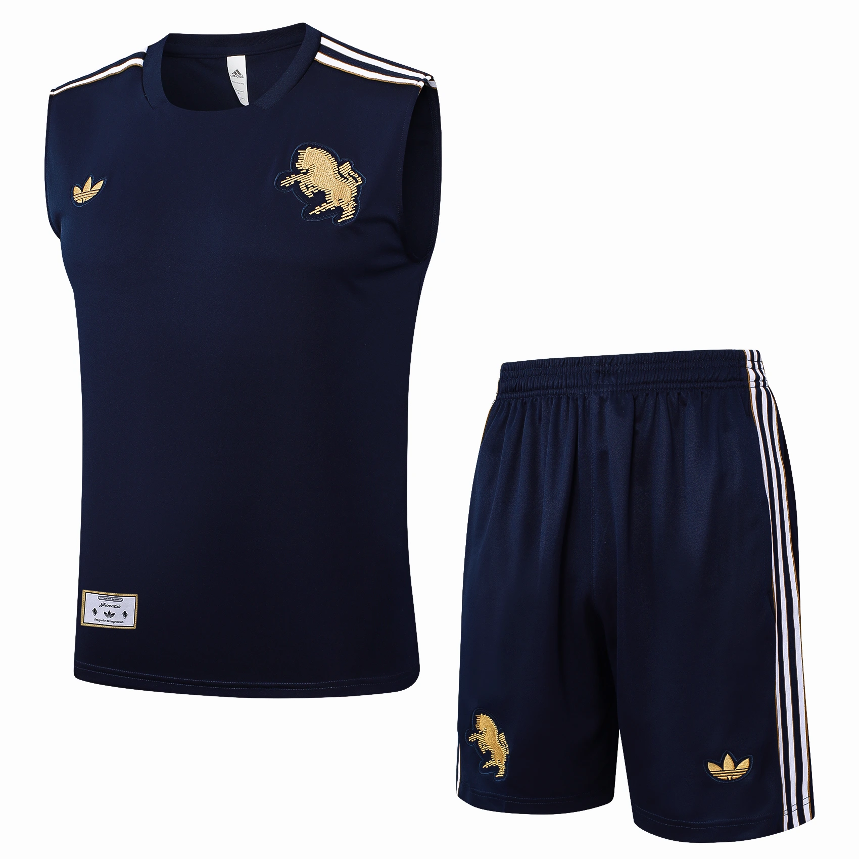 Entrenamiento Sin Mangas Conjunto Completo Juventus 2025 2026 Azul Marino Juventus Conjunto 2025 2026 Azul - Equipación Juventus | tiendasdefutboles