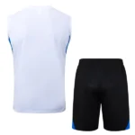 Entrenamiento Sin Mangas Conjunto Completo Manchester United 2025 2026 Blanco Negro Amarillo