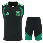 Entrenamiento Sin Mangas Conjunto Completo México 2026 Verde Negro