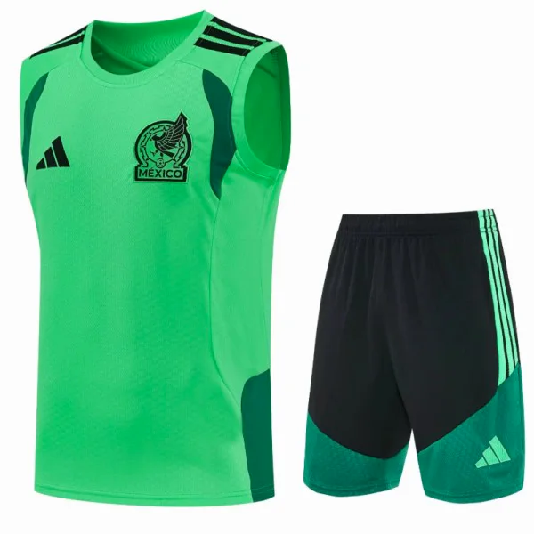 Entrenamiento Sin Mangas Conjunto Completo México 2026 Verde México Conjunto 2026 Verde - México Barata | tiendasdefutboles