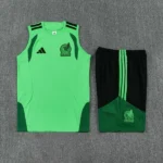 Entrenamiento Sin Mangas Conjunto Completo México 2026 Verde