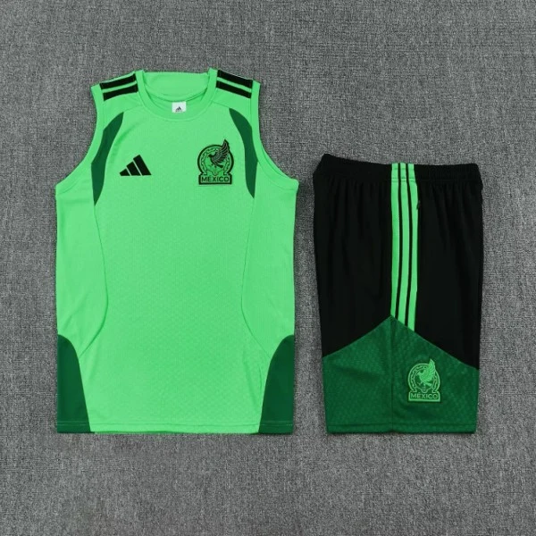 Entrenamiento Sin Mangas Conjunto Completo México 2026 Verde México Conjunto 2026 Verde - México Barata | tiendasdefutboles