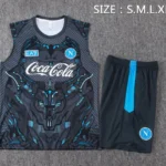 Entrenamiento Sin Mangas Conjunto Completo Napoli 2025 2026 Negro Azul