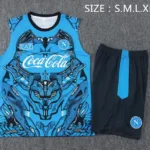 Entrenamiento Sin Mangas Conjunto Completo Napoli 2025 2026 Azul Negro
