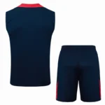 Entrenamiento Sin Mangas Conjunto Completo Paris Saint Germain 2025 2026 Azul Marino Rojo